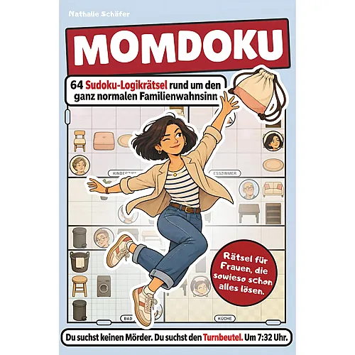 Litiki Verlag Momdoku, 64 Sudoku-Logikr�tsel rund um den ganz normalen Familienwahnsinn