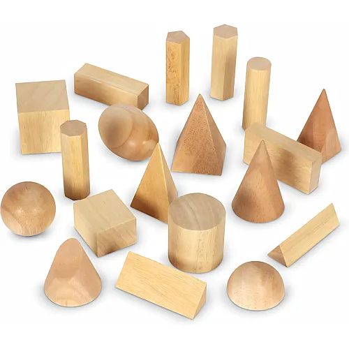 Learning Resources Geometrische K�rper aus Holz - 19 Teile