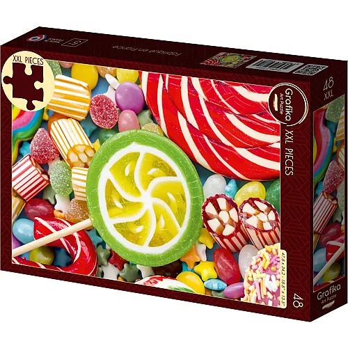 Grafika Puzzle Art Collection S�sse Bonbons - 48 Teile