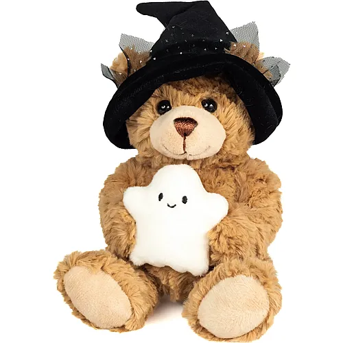 Halloween Teddy mit Gespenst 20cm