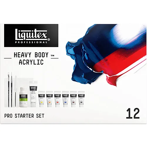 Liquitex Lqx Prof. Heavy Body Acrylfarbe Starterset 6 X 22 ML Tuben