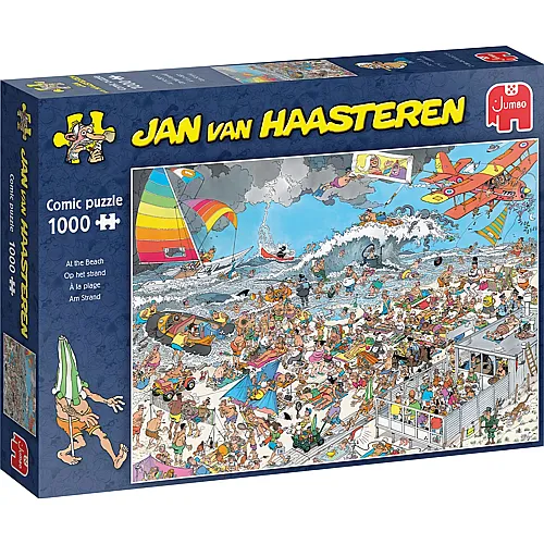 Jumbo Puzzle Jan van Haasteren Am Strand - 1000 Teile