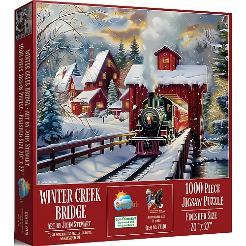 SunsOut Puzzle John Stewart Creek Br�cke - 1000 Teile