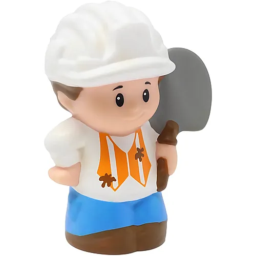 Fisher-Price Little People Bauarbeiter mit Schaufel