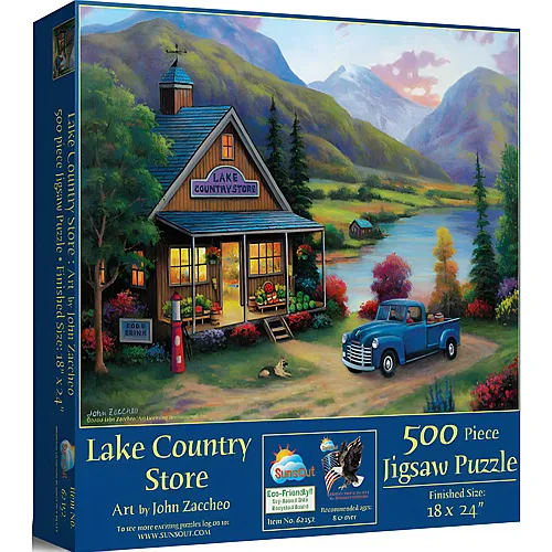 SunsOut Puzzle John Zaccheo Lake Country Store - 500 Teile