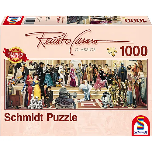Schmidt Puzzle Panorama Renato Casaro 100 Jahre Film (1000Teile)