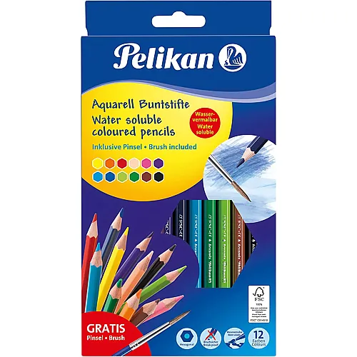Pelikan Buntstifte Aquarell