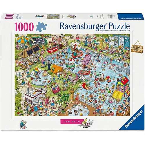 Ravensburger Puzzle Holiday Resort Der Pool - 1000 Teile