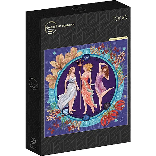 Grafika Puzzle Art Collection Les Signes d'Eau en Astrologie (1000Teile)