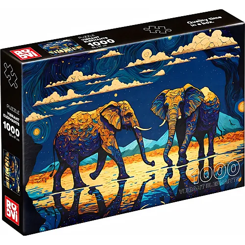 Roovi Puzzle Elefanten - 1000 Teile