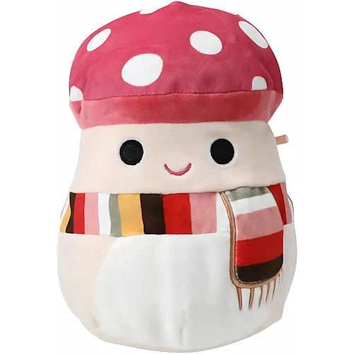 Squishmallows Pl�sch Malcolm der Pilz mit Schal - 19 cm