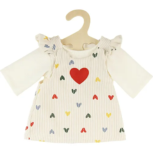 Heless Kordkleid Herz Gr. 28-35 2 Teile, Kleid und T-Shirt,