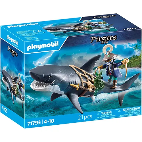 meinspielzeug - PLAYMOBIL Pirates Gefahr durch Riesenhai 71793