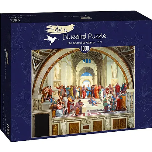 Bluebird Puzzle Raphael - The School of Athens, 1511 - 1000 Teile