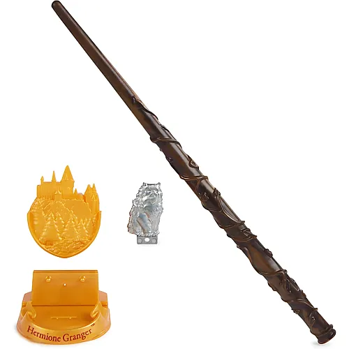 Spin Master Wizarding World Harry Potter - Authentischer Hermine Granger Zauberstab aus Kunststoff mit Hogwarts-Halterung, ca. 30,5 cm, Spielzeug f�r Kinder ab 14 Jahren, Fanartikel