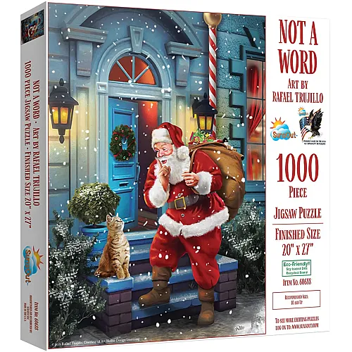 SunsOut Puzzle Rafael Trujillo Not a Word - 1000 Teile