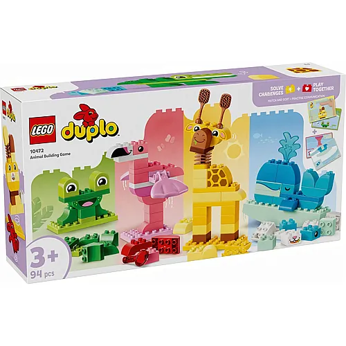 Wir Bauen Tiere Lego Duplo, 94 Teile,