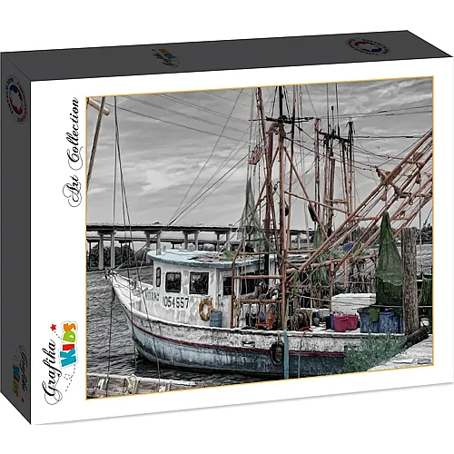 Grafika Puzzle Art Collection Grafika Kids Fishing Boat - 12 Teile