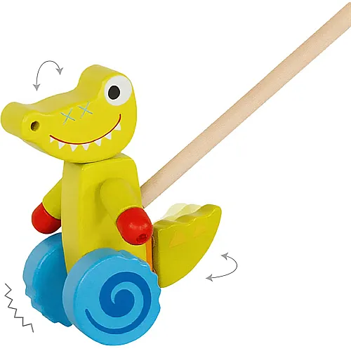 Goki Baby Schiebetier Krokodil