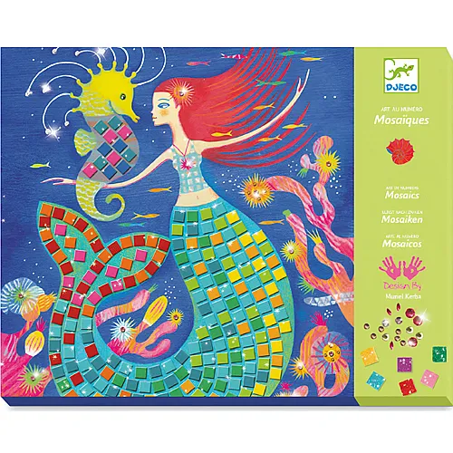 Djeco Kreativ Mosaik Meerjungfrauen