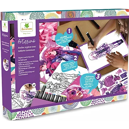 Sycomore Artissimo Xxl+ Atelier Styliste Avec Tablette Lumineuse (fr-
