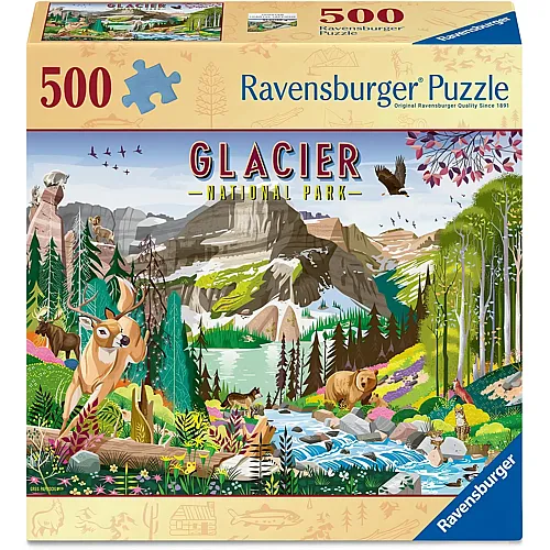 Ravensburger Puzzle Glacier National Park - 500 Teile