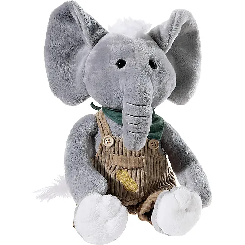 Heunec Latzhosen-Gang Elefant Eddi Erdnuss - 35 cm