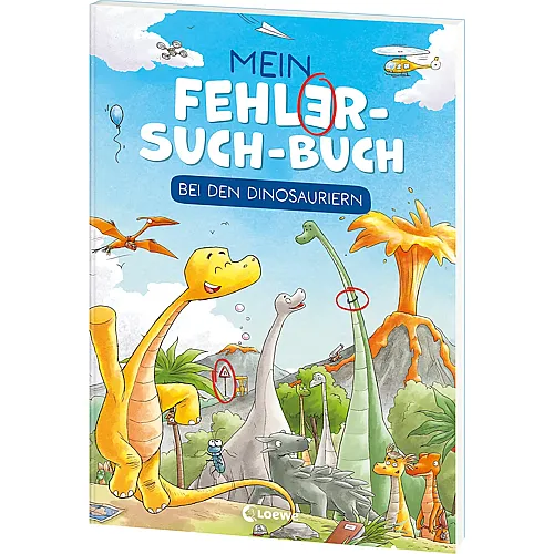 Loewe Mein Fehler-Such-Buch - Bei den Dinosaur