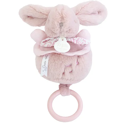 Doudou et Compagnie Musikspieluhr Hase Rosa - 20 cm