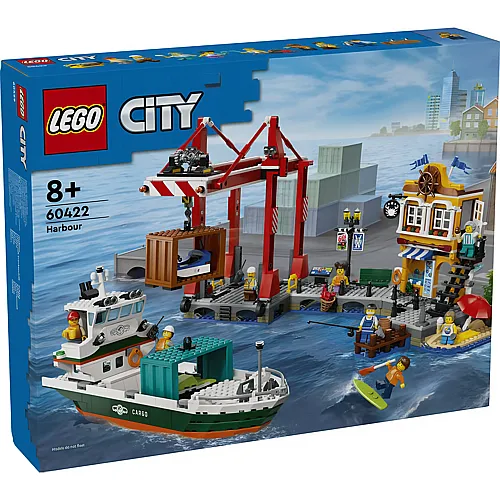 LEGO City Hafen mit Frachtschiff 60422
