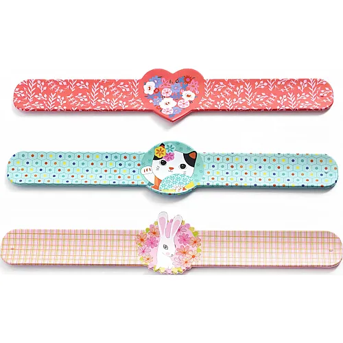 Djeco Display Wickelarmb�nder Herz/Hase/Katze