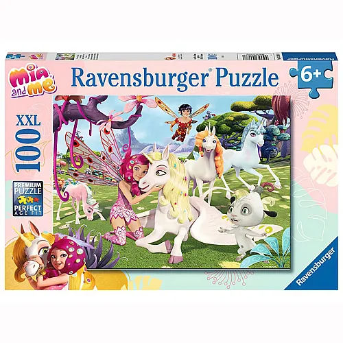 Ravensburger Puzzle Mia & Me Wahre Einhorn-Freundschaft (100XXL)