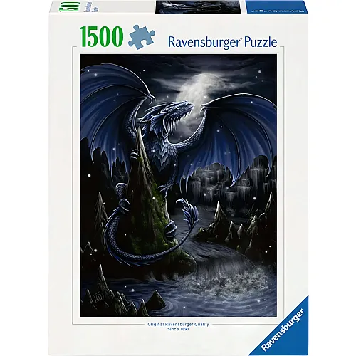Der Schwarzblaue Drache 1500Teile