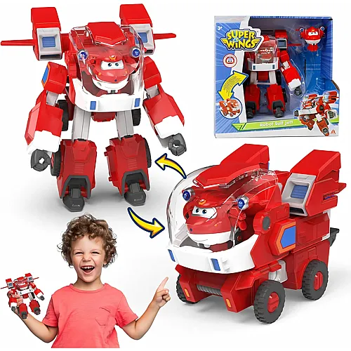 Alpha Toys Super Wings Robot Suit mit Mini Jett