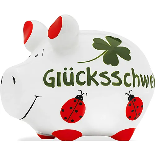 Sparschwein Glcksschwein aus Keramik