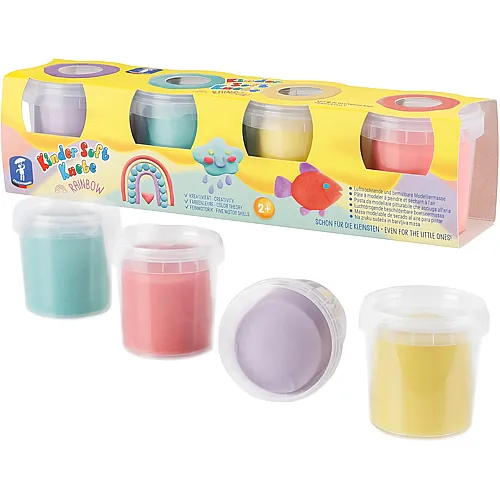 Kinder Soft Knete Rainbow 4x150g