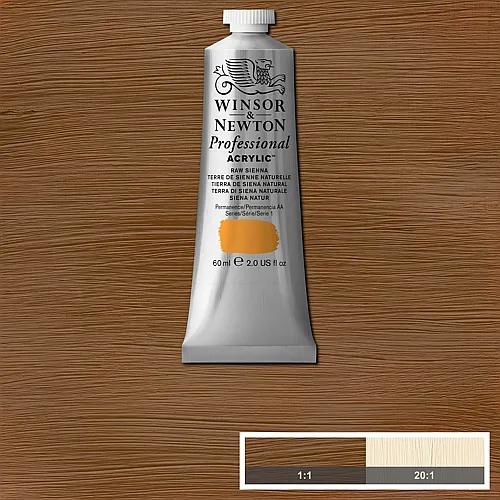 Winsor & Newton W&n Prof. Acrylfarbe 60ml Tube Siena Natur