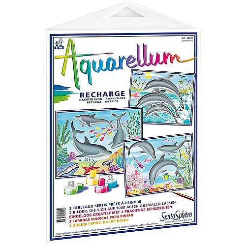Sentosphere Aquarellum Nachfllpack Delfine
