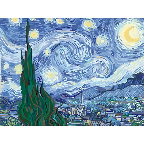 Canvas Edition Starry Night Van Gogh