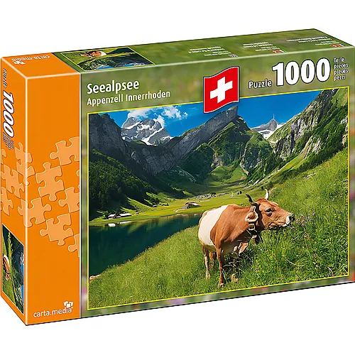 carta media Puzzle Swiss Collection Seealpsee Appenzell Innerhoden (1000Teile)