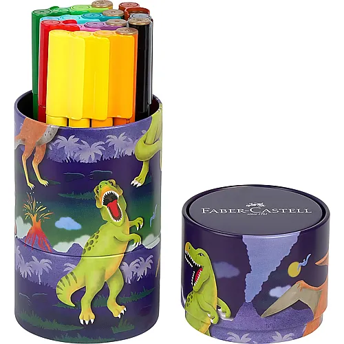 Faber-Castell Filzstift Connector Dino (20Teile)