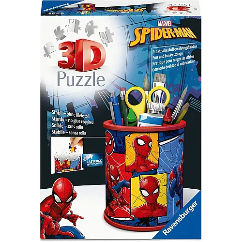 3D-Stiftebox - Spiderman 54Teile