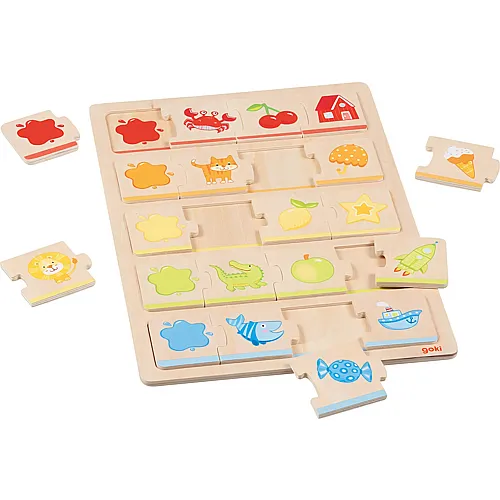 Goki Mein Erstes Farbenpuzzle (20Teile)