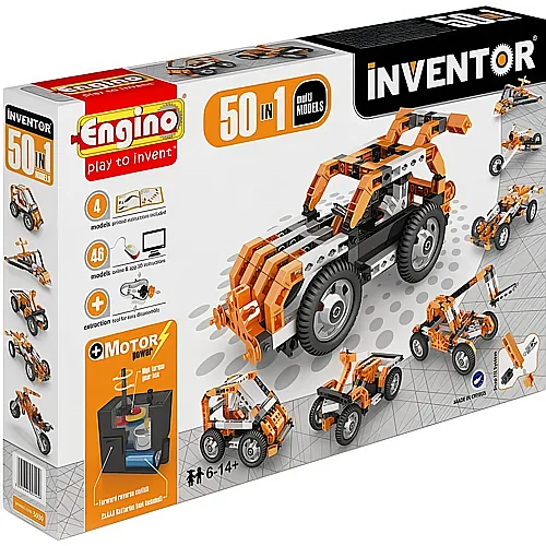 Engino Inventor 50 Models Motorized Set