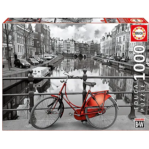 Educa Puzzle Black & White Amsterdam (1000Teile)