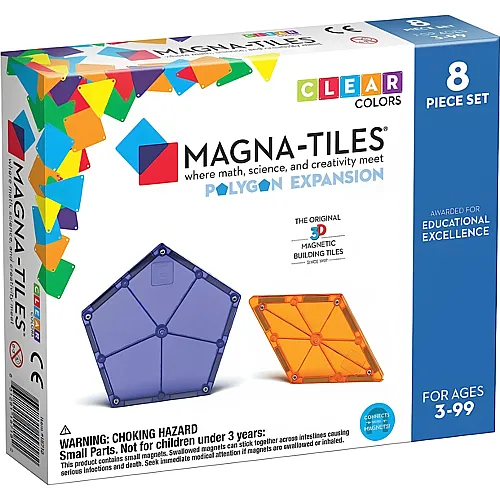 Magna-Tiles Polygone Erweiterungsset (8Teile)
