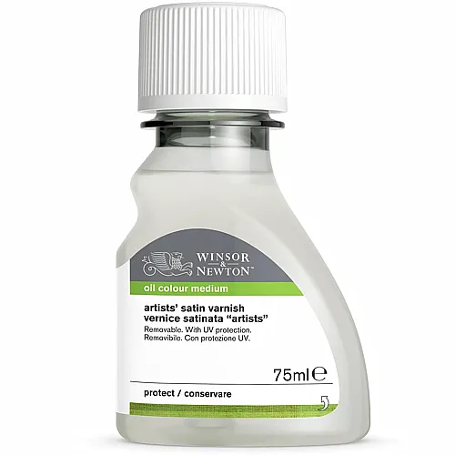 Winsor & Newton W&n Ã-lmalmittel Kãonstler Satinfirnis 75ml Flasche