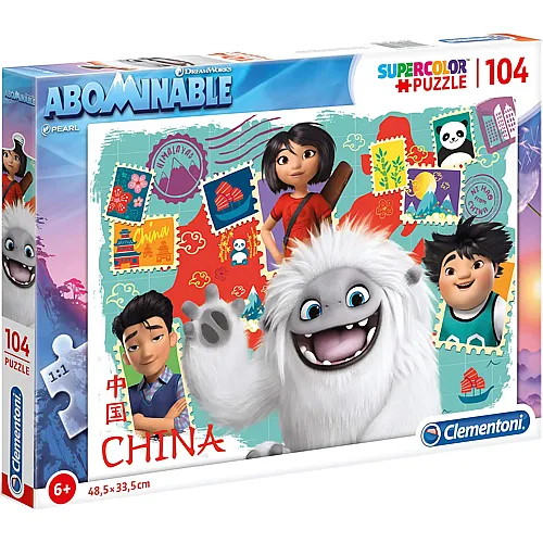 Clementoni Puzzle Supercolor Abominable - 104 Teile
