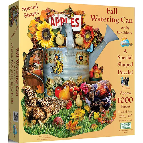 SunsOut Puzzle Lori Schory Fall Watering Can - 1000 Teile