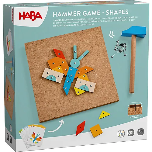 HABA Hammer-Nagelspiel Geo Formen